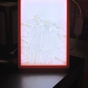 Marco LED personalizado con foto efecto litofanía